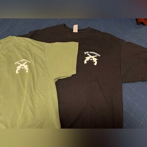 Lot of 2- 2nd Amendment Men's T-Shirt - Black and Green